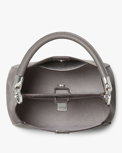 KateSpade Phoebe Suede Small Top Handle Satchel Hare Grey
