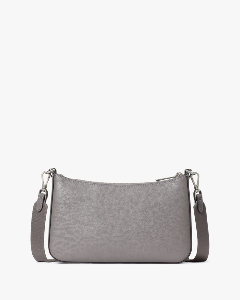 KateSpade Duet Suede Small Crossbody Hare Grey
