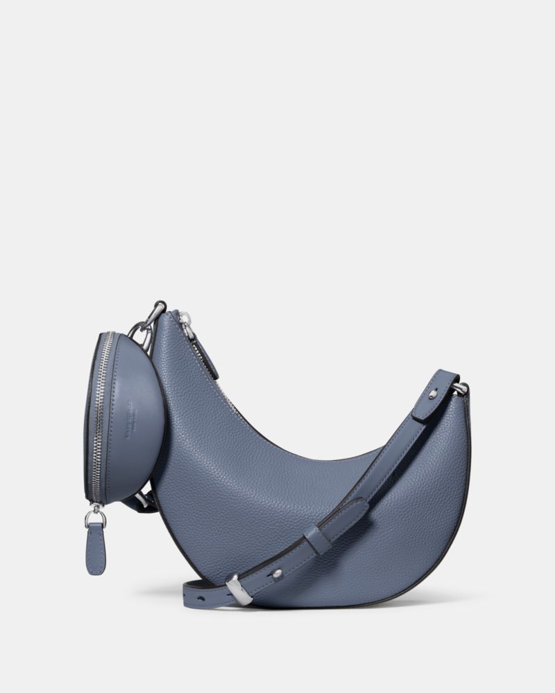 KateSpade Duo Crossbody Bag Cinder Grey