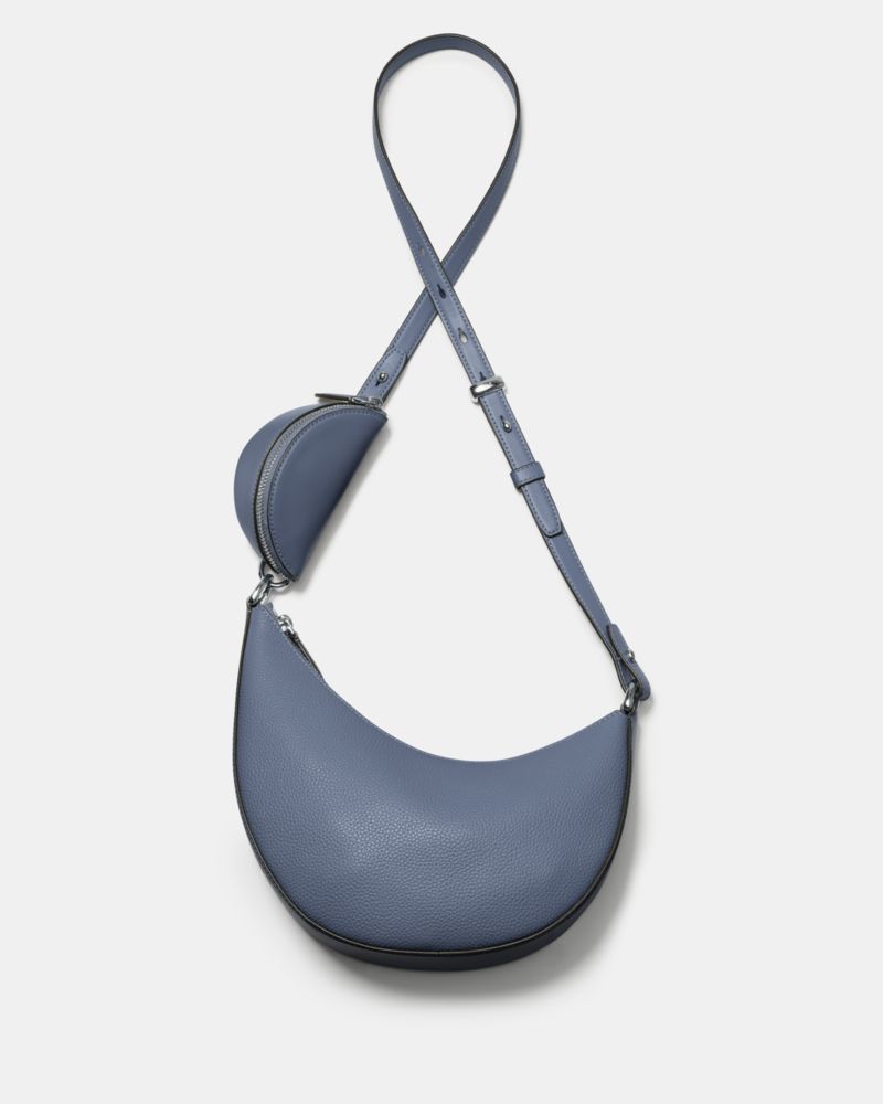 KateSpade Duo Crossbody Bag Cinder Grey