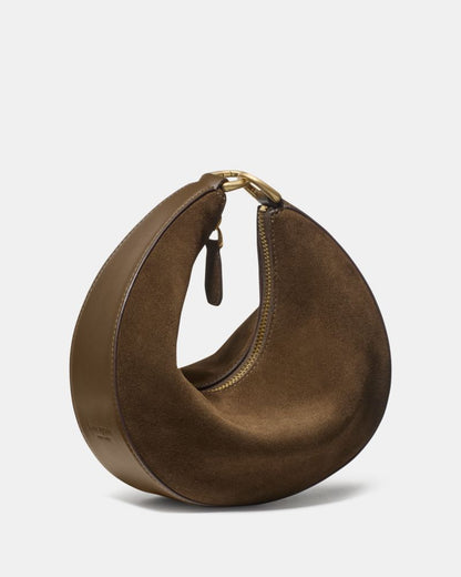 KateSpade Duo Suede Crossbody Burnt Sage