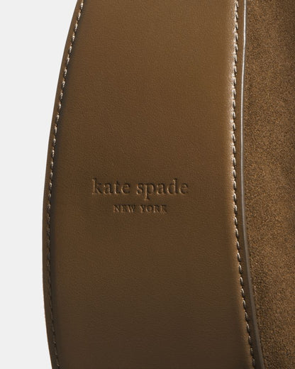 KateSpade Duo Suede Crossbody Bag Burnt Sage