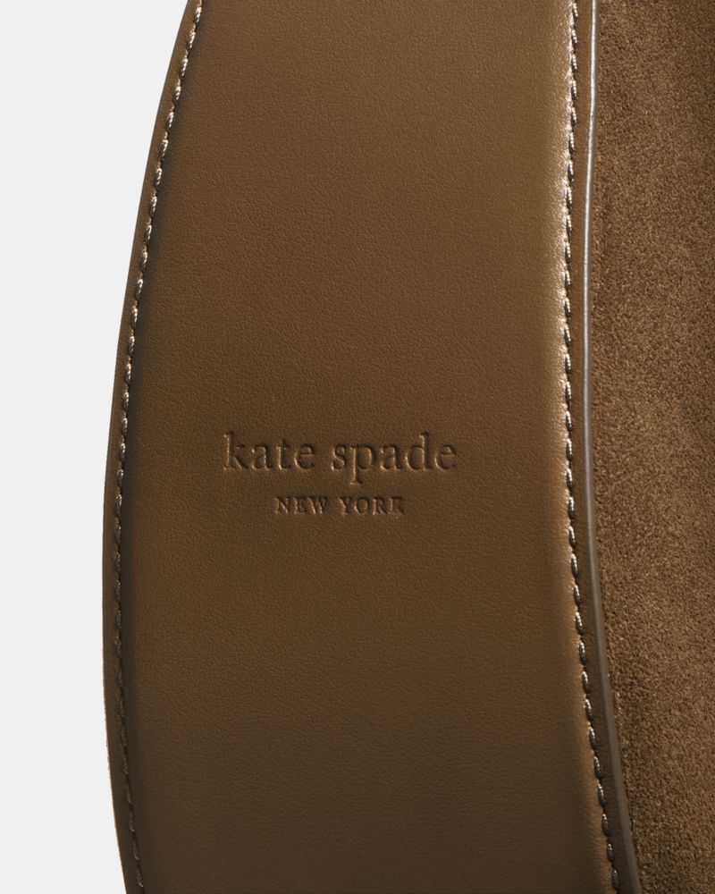 KateSpade Duo Suede Crossbody Bag Burnt Sage