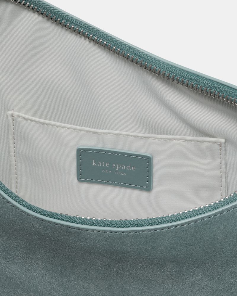 KateSpade Duo Suede Crossbody Bag Dark English Sea