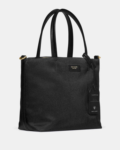 KateSpade On Purpose Crossbody Tote Bag Black