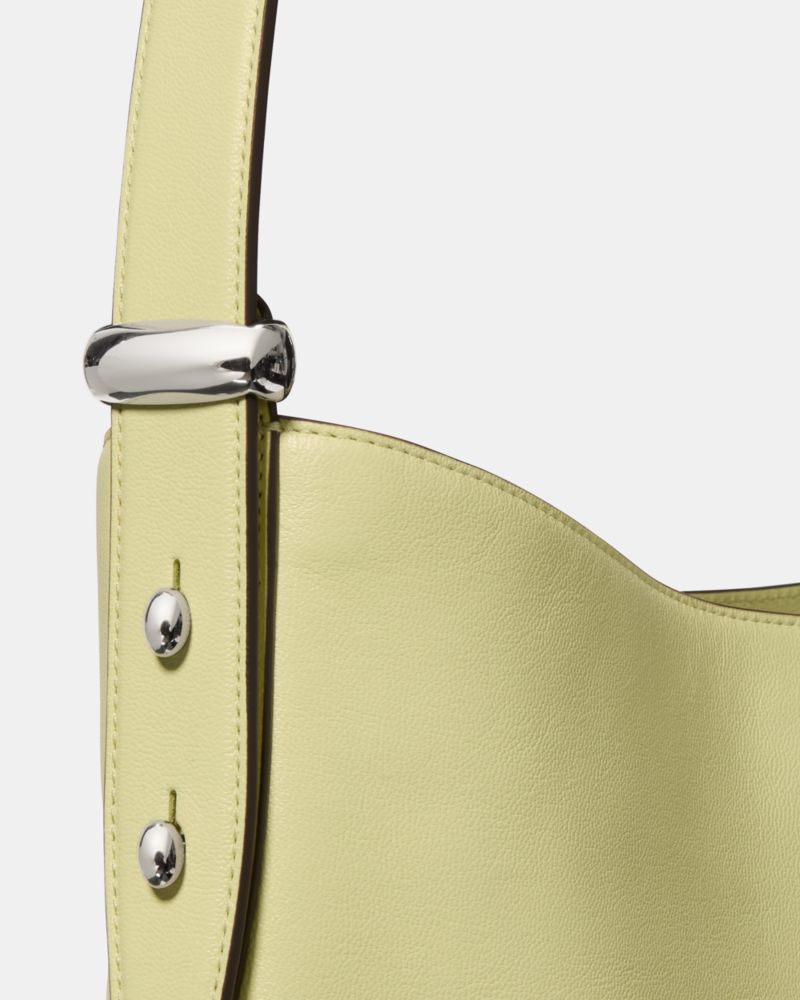 KateSpade Halo Bucket Bag Pale Citron
