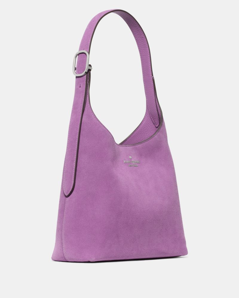KateSpade 454 Suede Small Shoulder Bag Wisteria