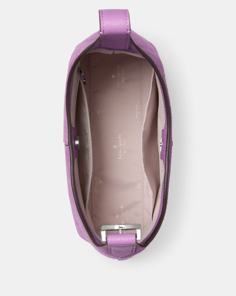 KateSpade 454 Suede Small Shoulder Bag Wisteria