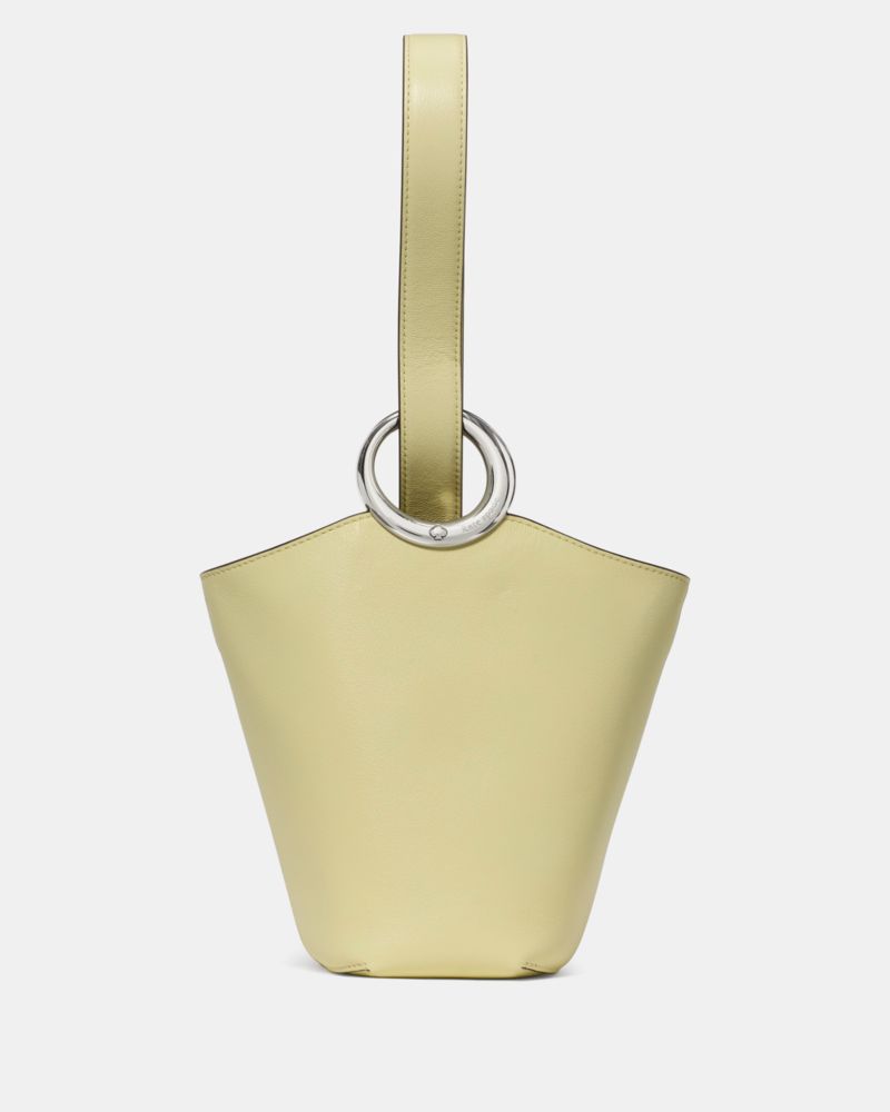 KateSpade Halo Mini Bucket Bag Pale Citron