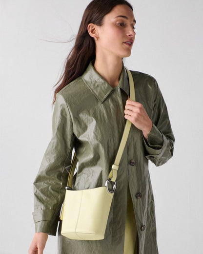 KateSpade Halo Mini Bucket Bag Pale Citron