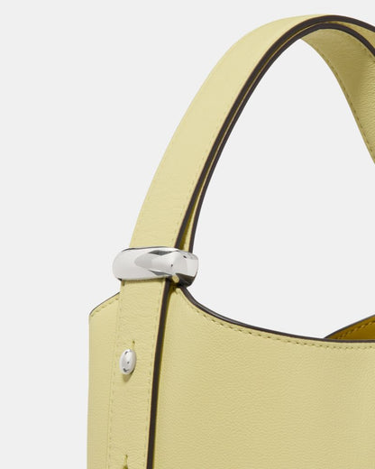 KateSpade Halo Mini Bucket Bag Pale Citron
