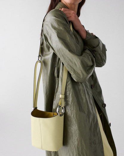 KateSpade Halo Mini Bucket Bag Pale Citron