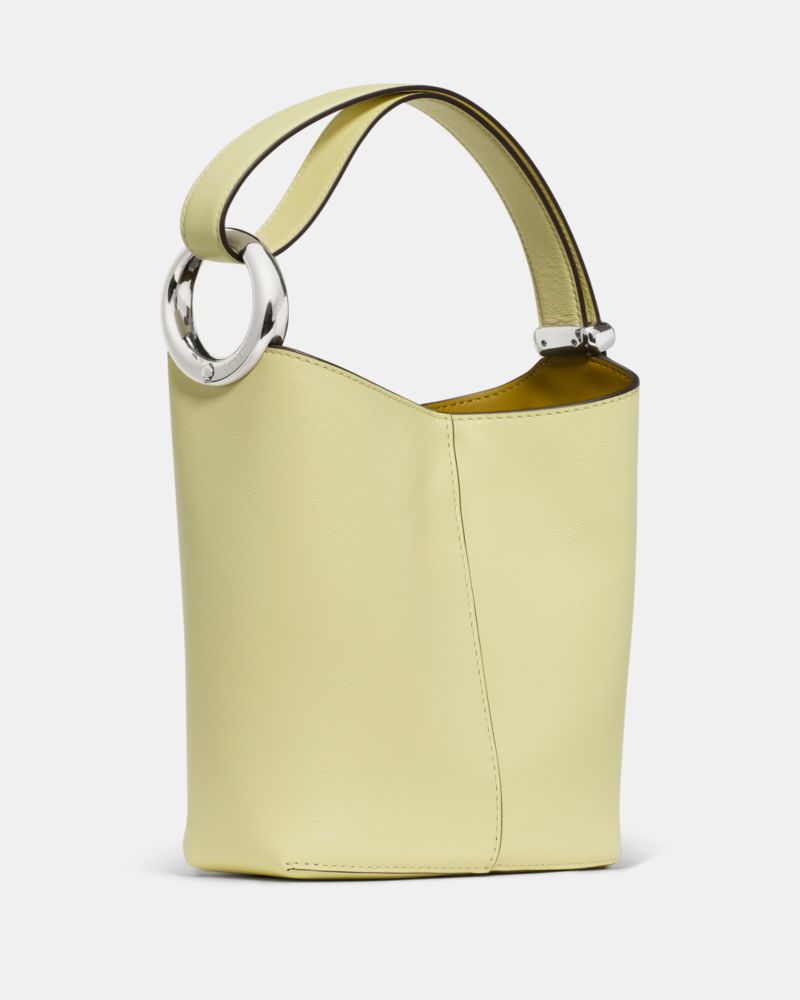 KateSpade Halo Mini Bucket Bag Pale Citron