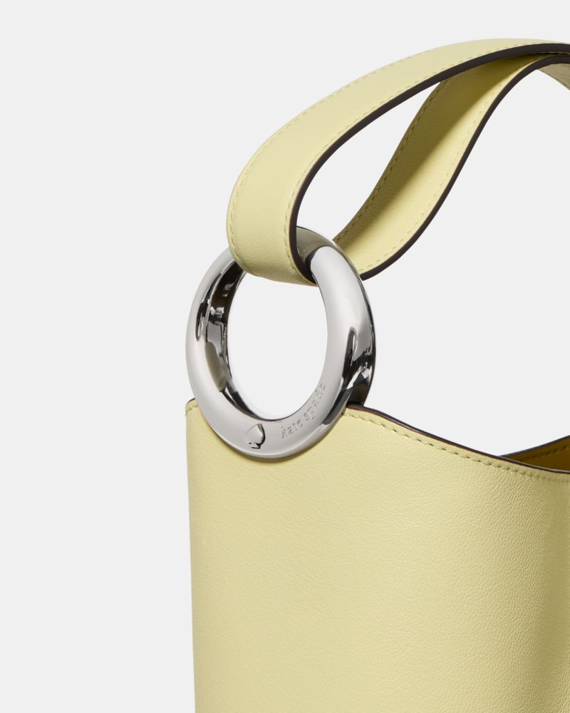 KateSpade Halo Mini Bucket Bag Pale Citron