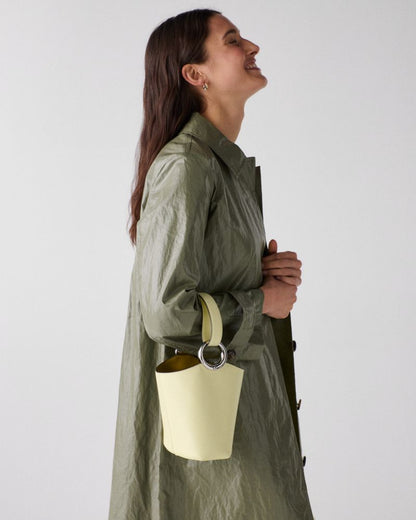 KateSpade Halo Mini Bucket Bag Pale Citron