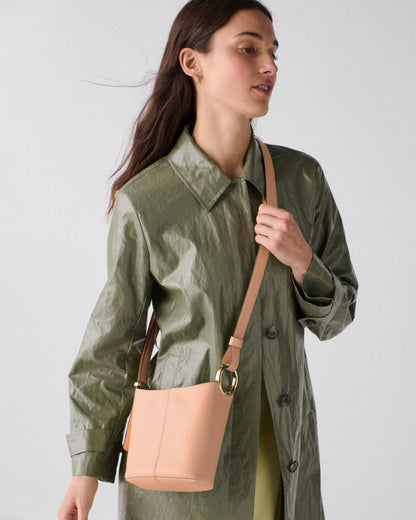 KateSpade Halo Mini Bucket Bag Light Cantaloupe