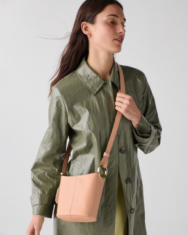 KateSpade Halo Mini Bucket Bag Light Cantaloupe