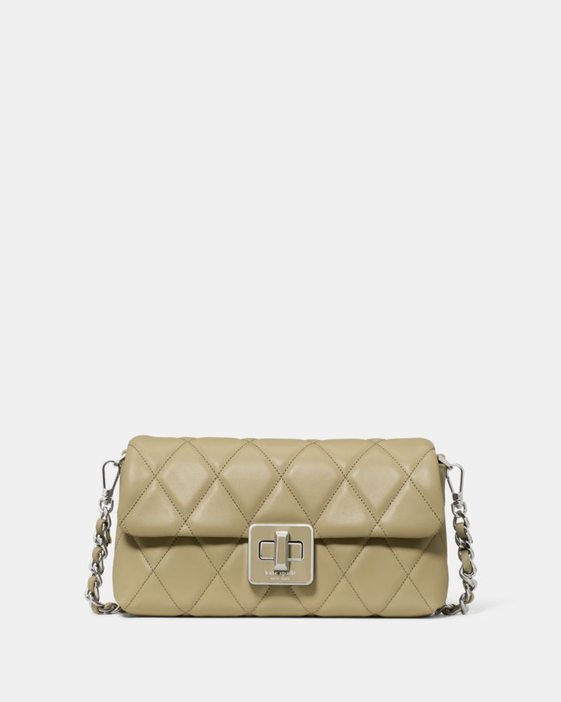 KateSpade Carey Quilted Mini Crossbody Elm