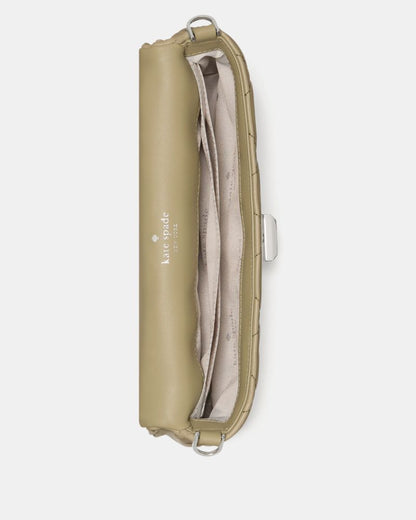 KateSpade Carey Quilted Mini Crossbody Elm