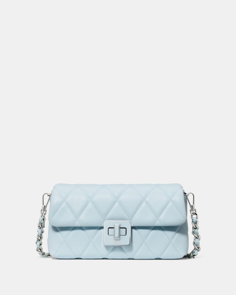 KateSpade Carey Quilted Mini Crossbody Crisp Sky