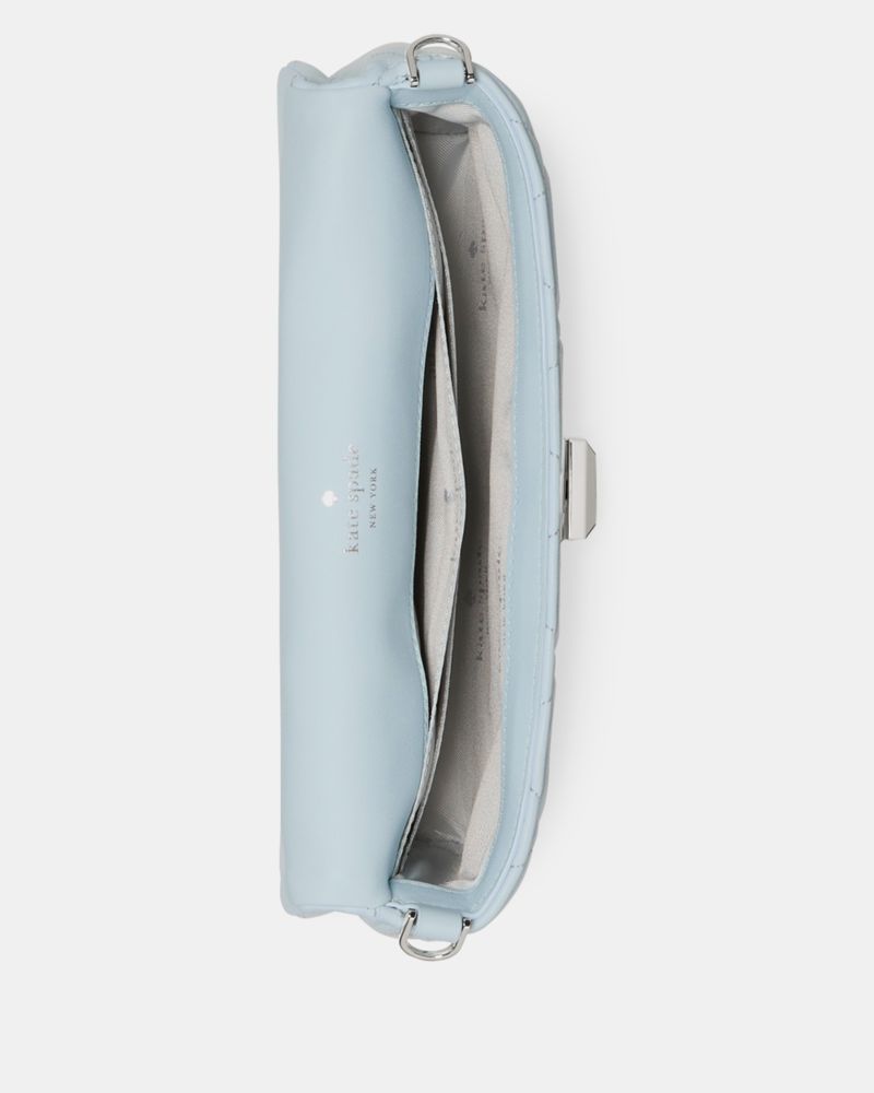 KateSpade Carey Quilted Mini Crossbody Crisp Sky