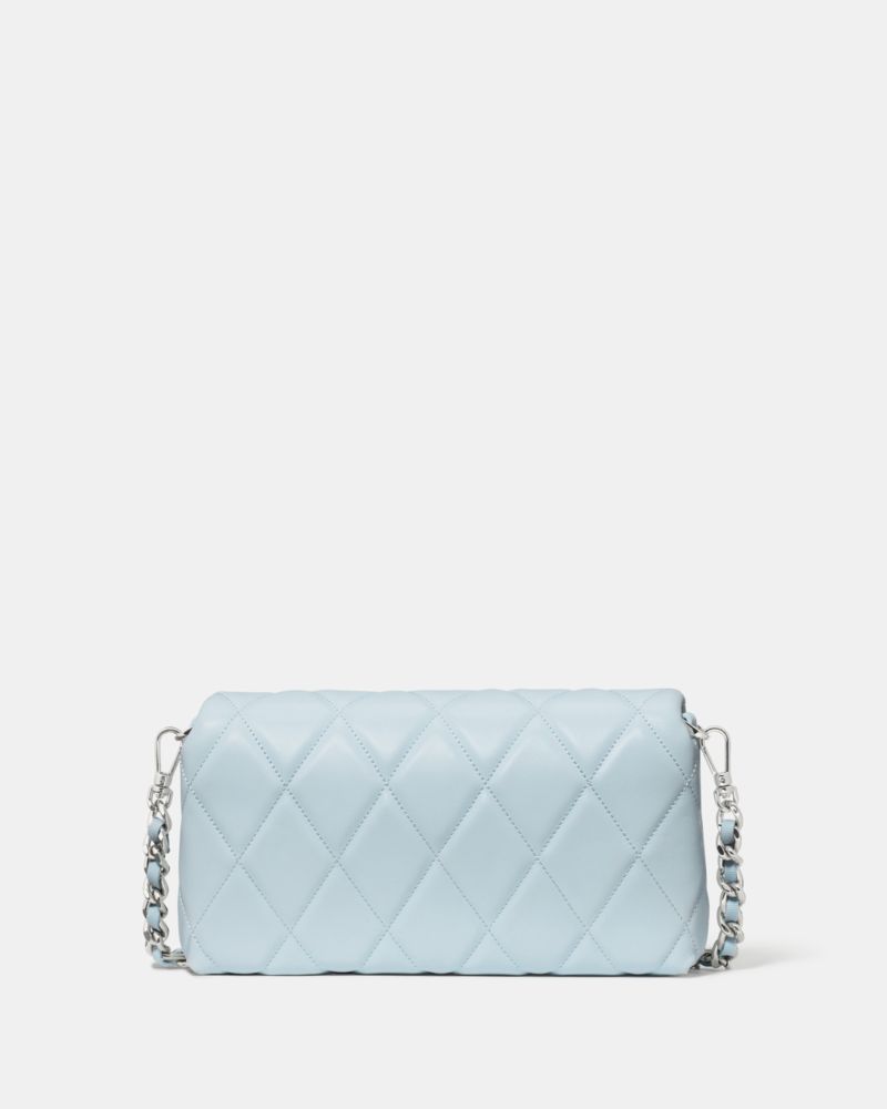 KateSpade Carey Quilted Mini Crossbody Crisp Sky