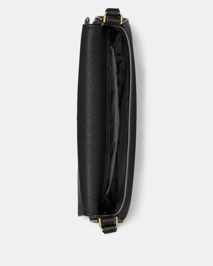 KateSpade Reegan Mini Flap Crossbody Black