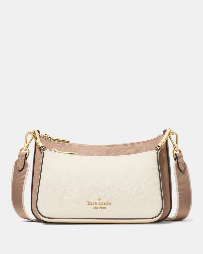 KateSpade Duet Small Crossbody Toasted Hazelnut Multi
