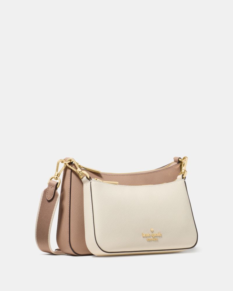 KateSpade Duet Small Crossbody Toasted Hazelnut Multi