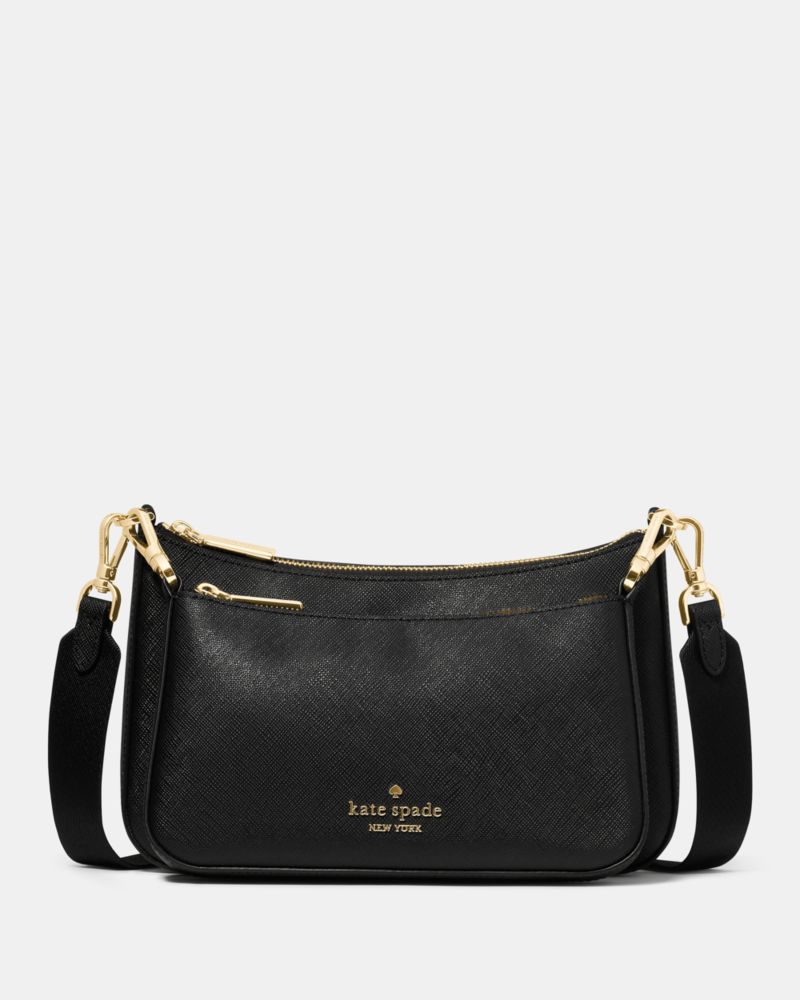 KateSpade Duet Small Crossbody Black