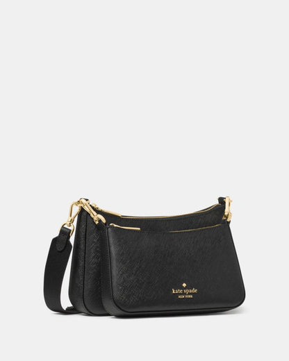 KateSpade Duet Small Crossbody Black
