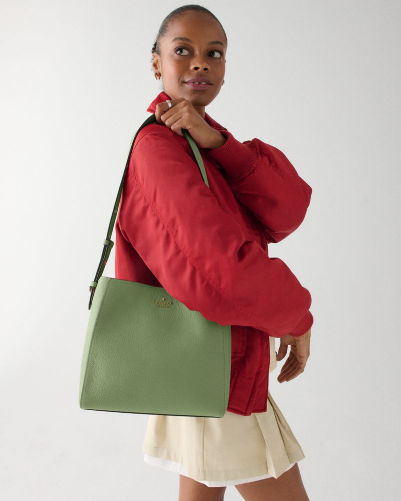KateSpade Juliette Medium Bucket Bag Cedar Stand