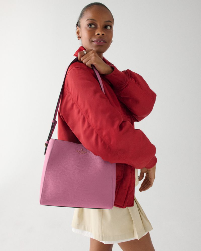KateSpade Juliette Medium Bucket Bag Nouveau Rose