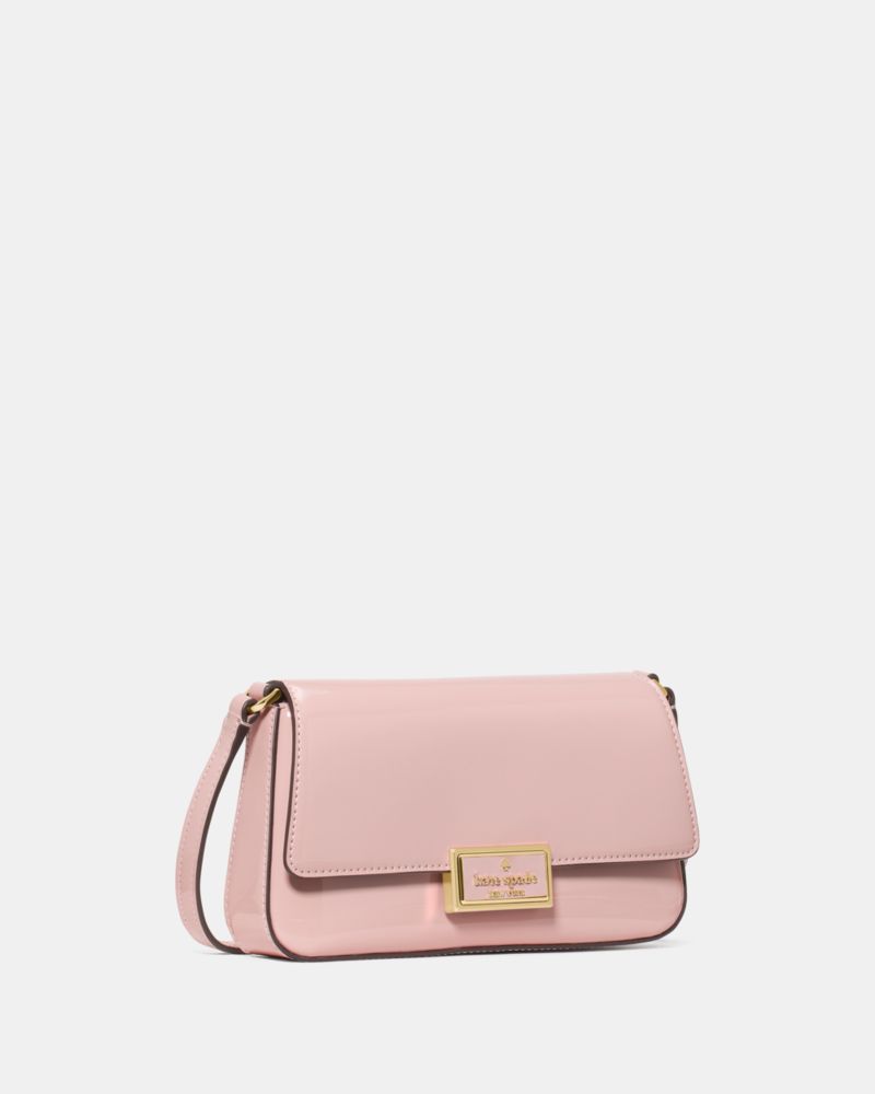KateSpade Reegan Patent Mini Flap Crossbody Tutu Pink