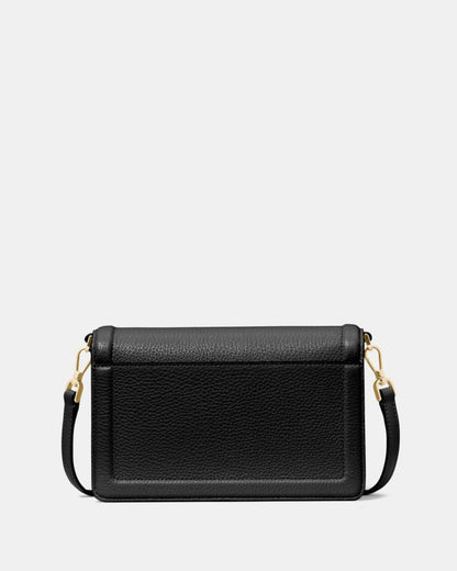 KateSpade Knott Mini Flap Crossbody Black