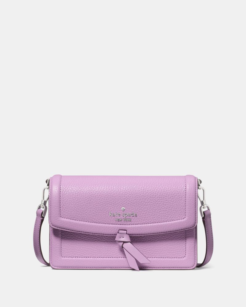 KateSpade Knott Mini Flap Crossbody Wisteria
