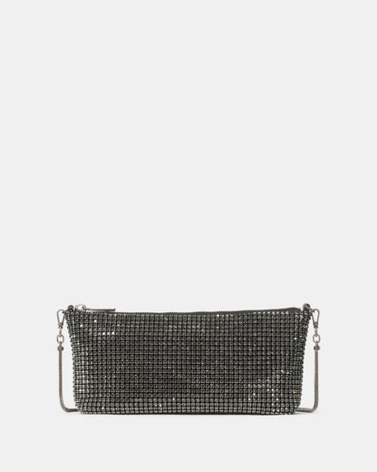 KateSpade Andie Faux Crystal Mesh Small Shoulder Green Multi