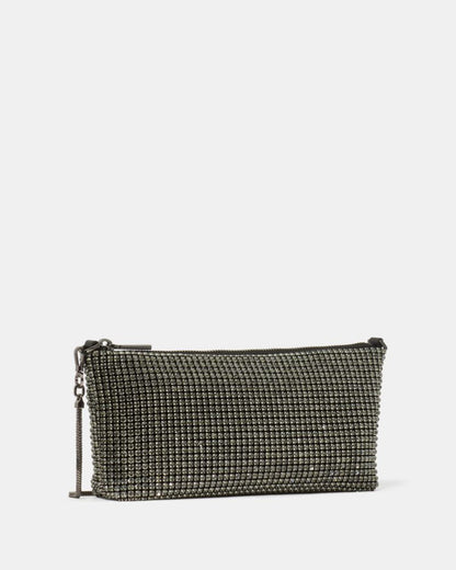 KateSpade Andie Faux Crystal Mesh Small Shoulder Green Multi
