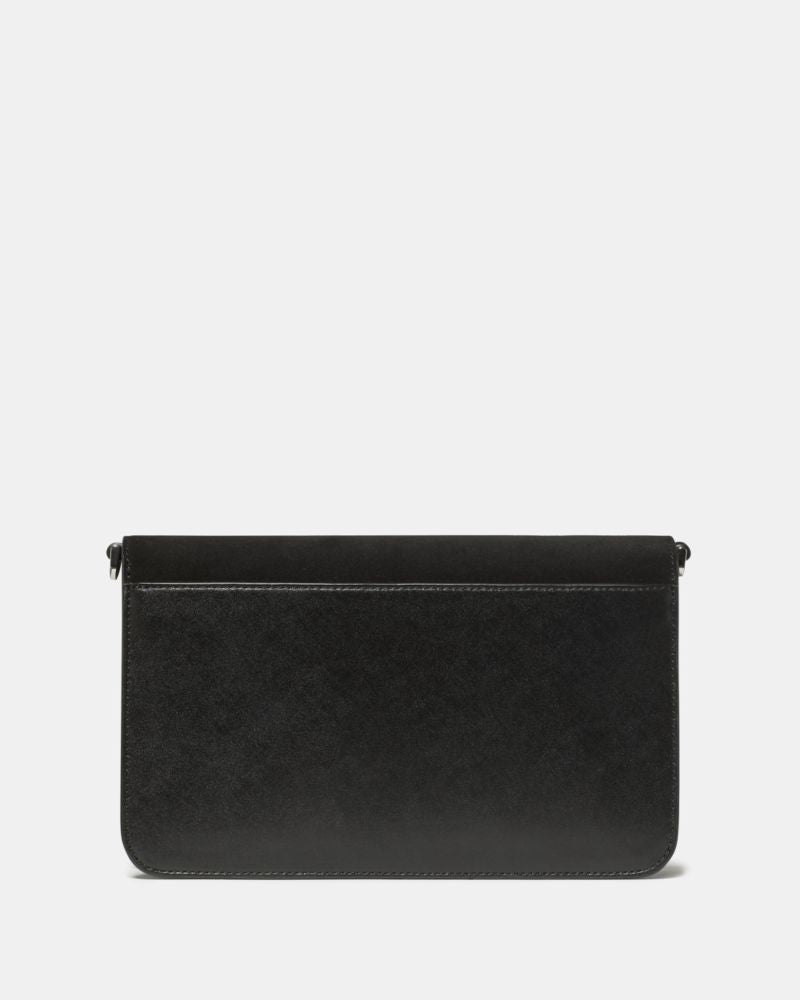 KateSpade Madison Willow Medium Convertible Crossbody Black Suede