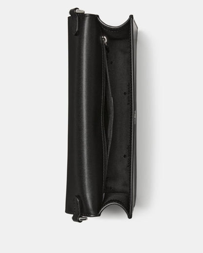 KateSpade Madison Willow Medium Convertible Crossbody Black Suede