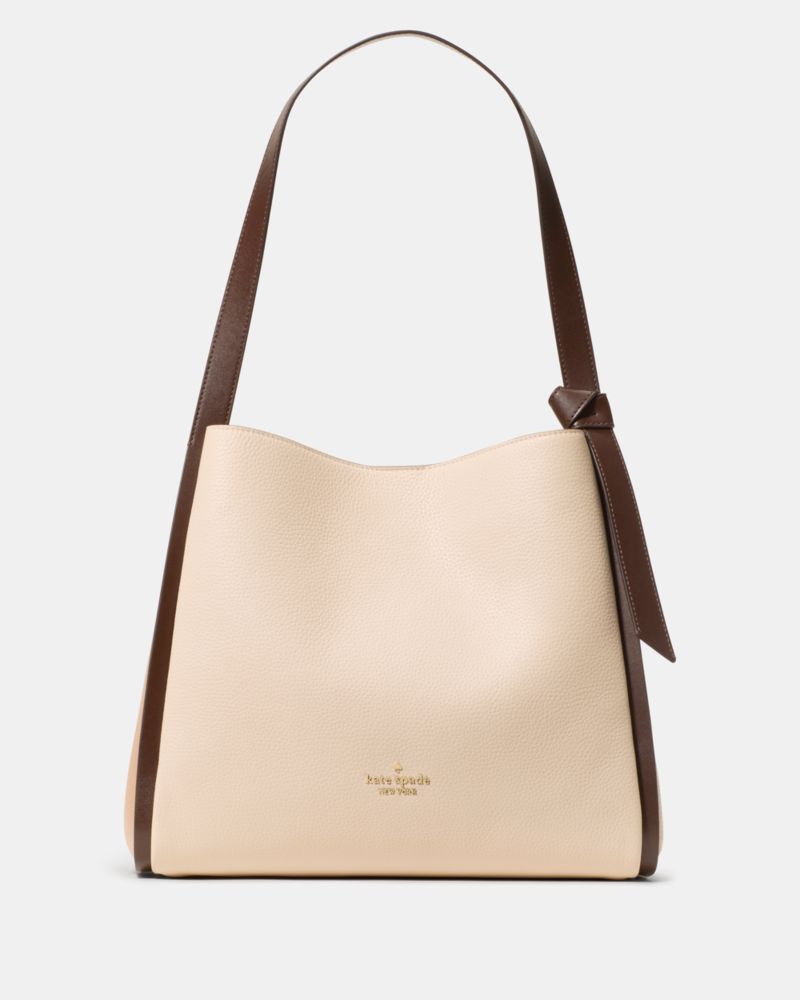 KateSpade Knott Colorblock Large Carryall Milk Glass Multi