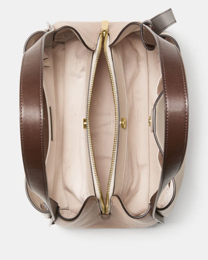 KateSpade Knott Colorblock Large Carryall Milk Glass Multi