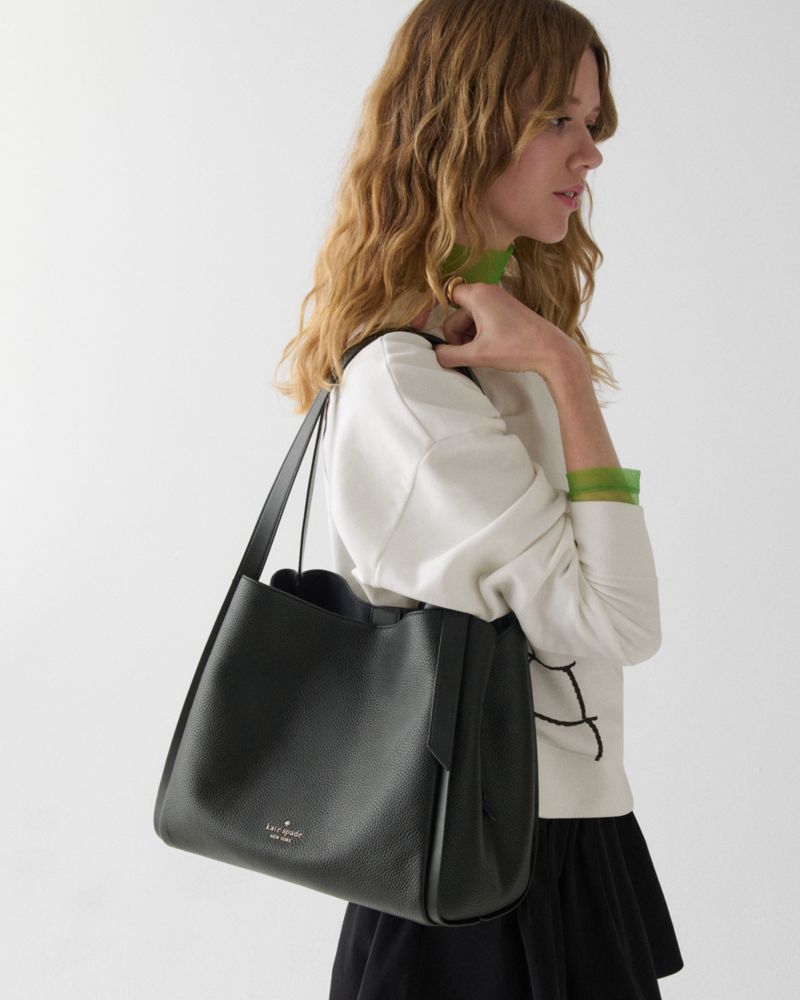 KateSpade Knott Large Carryall Bag Black