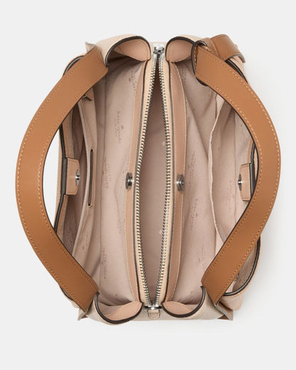 KateSpade Knott Colorblock Convertible Carryall Crisp Peach Multi