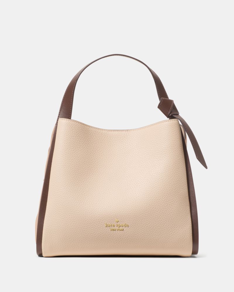 KateSpade Knott Colorblock Convertible Carryall Milk Glass Multi
