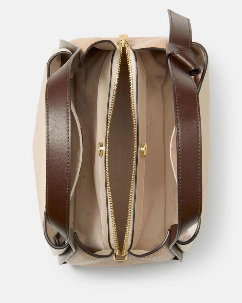 KateSpade Knott Colorblock Convertible Carryall Milk Glass Multi