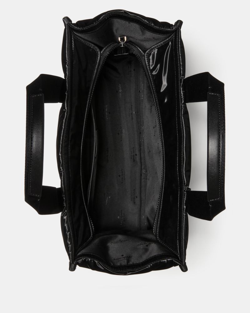 KateSpade Kip Puffy Large Tote Black