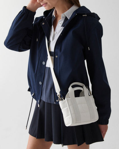 KateSpade Kip Puffy Mini Tote Optic White