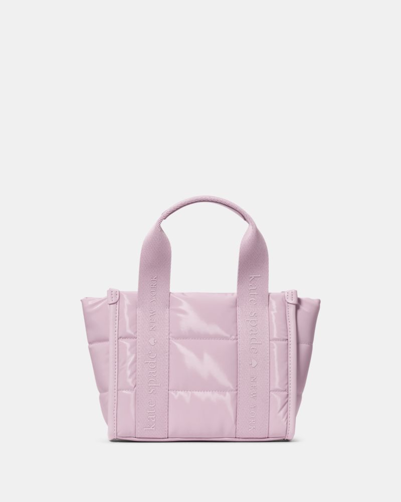 KateSpade Kip Puffy Mini Tote Lavender Smoke