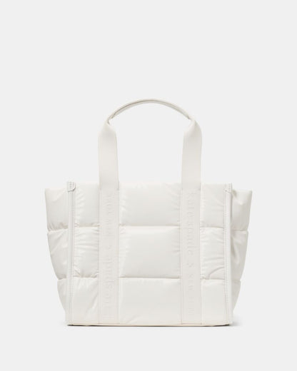 KateSpade Kip Puffy Small Tote Optic White